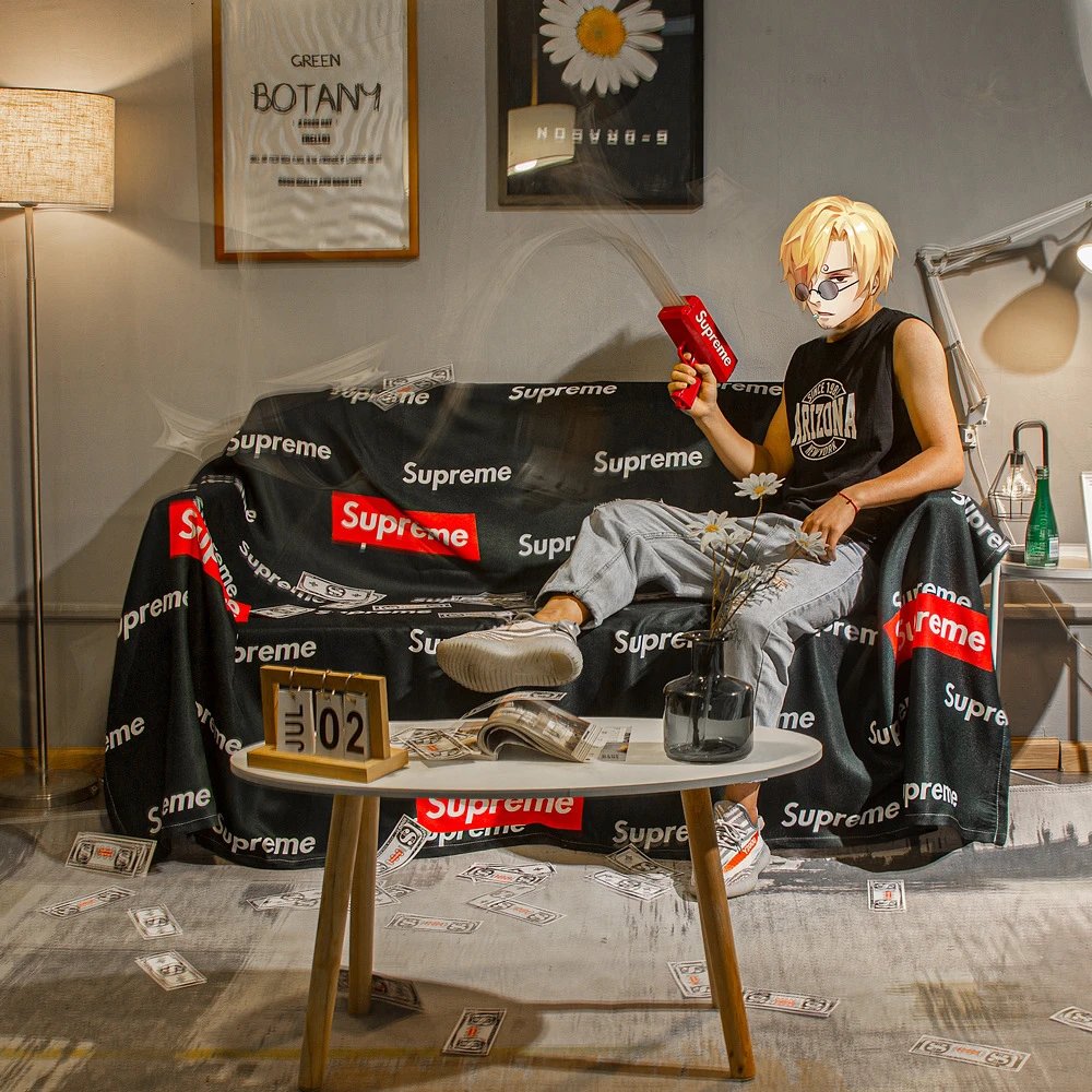 Anti-slip sofa cover