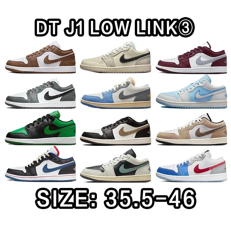 Air Jordan 1 Low Size:35.5-45
